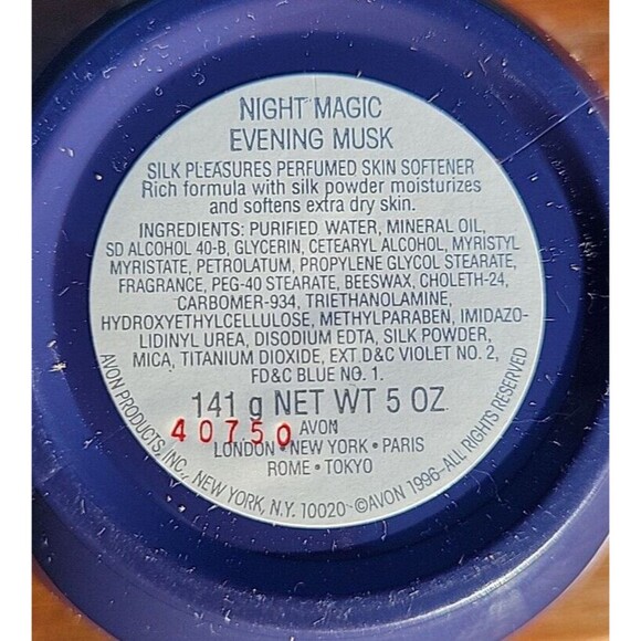Avon Night Magic Evening Musk Perfumed Skin Softener 5 oz New Vtg 2001 - Picture 4 of 7